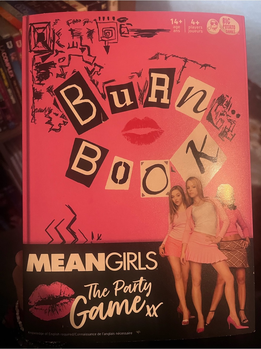 Burn Book Mean Girls Party Game - Pink